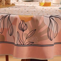 Toalha de Mesa Pratica Redonda Estampada 4 Lugares Canteiro - 2