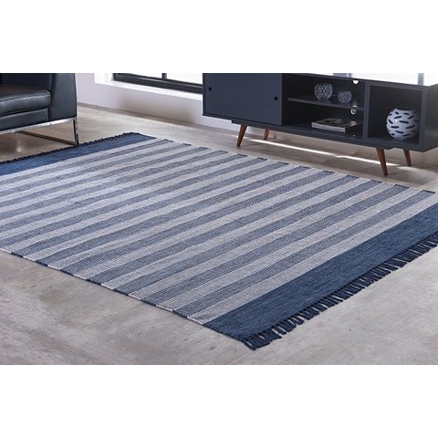 Tapete Kilim Mallani 200x300 Azul