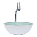 Ver imagem 2 de Cuba De Vidro CR 35cm Branco +Torneira +Válvula Click +Sifão
