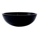 Ver imagem 1 de Cuba De Vidro CR 35cm Preto Para Banheiro+ Válvula Click