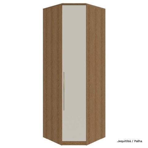 Guarda Roupa Modulado 01 Porta 245cm Canto Oblíquo Setiba