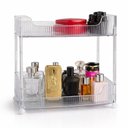 Ver imagem 2 de Prateleira Acrilico Transparente 2 Andares Organizador Cozinha Banheiro Perfumes Maquiagem