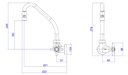 Ver imagem 2 de Torneira Parede Cozinha Deca Izy Modelo Antigo Cromado - 1168c37