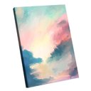 Ver imagem 1 de Quadro Abstrato Branco Rosa Br Artes Médio 84x54