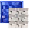 Forma 3D Gesso e Cimento ABS 1mm - Prisma 30x30 cm - 1