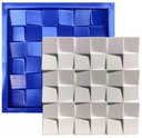 Ver imagem 1 de Forma 3D Gesso e Cimento ABS 1mm - Prisma 30x30 cm