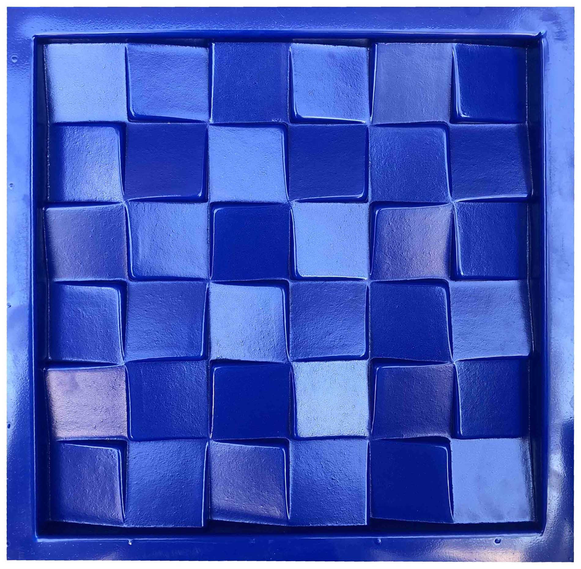 Forma 3D Gesso e Cimento ABS 1mm - Prisma 30x30 cm - 3
