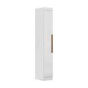 Ver imagem 3 de Guarda-roupa Modulado Cecília 1 Porta Branco - Pnr Móveis