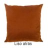 Kit 2 Capas para Almofada Drapeada em Veludo Quadrada Terracota e Azul Marinho - 8