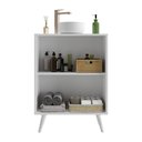 Ver imagem 3 de Gabinete Banheiro 2 Portas Retrô 63Cm Multimóveis V5006 Branco Branco