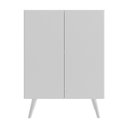 Ver imagem 2 de Gabinete Banheiro 2 Portas Retrô 63Cm Multimóveis V5006 Branco Branco