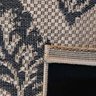 Tapete Sisal Eco Nature Flora 77 Bege-Chumbo 0,50x0,80M - J Serrano - 2