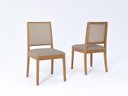 Ver mais imagens de Conjunto Baobá 2,10m com Mesa em Vidro Off White e 8 Cadeiras Buriti