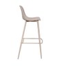 Banqueta Alta Concha Miami Fratini Bege - 3