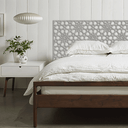 Ver imagem 1 de Cabeceira de Cama King Marroquina Salé 195 x 100 cm - Cinza:3mm