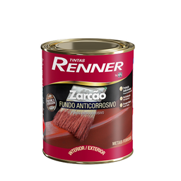 Zarcão Laranja 900ml Fundo Anticorrosivo Renner Unico - 1