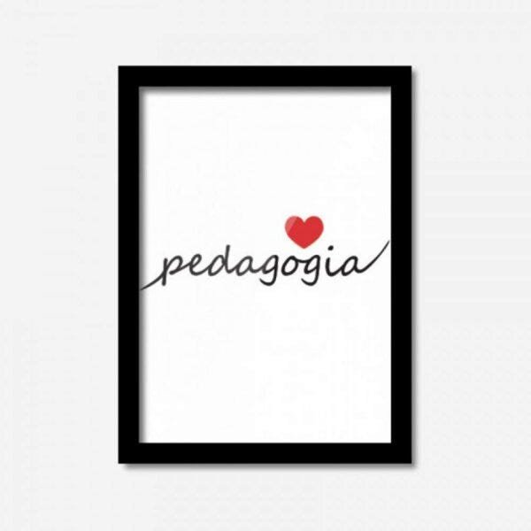 Quadro Decorativo Pedagogia 45cmx33cm Los Quadros - 1