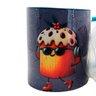 Caneca com Colher Azul Autista que Ama Chocotone + Chaveiro - 2