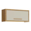 Ver imagem 1 de Armário Aéreo Basculante Torino 1 Porta 80cm Cinamomo/off White - Valdemóveis