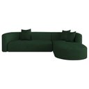 Ver imagem 2 de Sofá Modular Sala de Estar Decoração Luxo 265cm Lado Esquerdo Suede Celinne Luxuoso