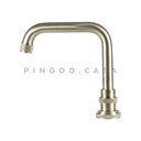 Ver imagem 2 de Torneira Para Banheiro Misturador Duplo Comando Jatobá Pingoo.casa - Dourado