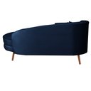 Ver imagem 4 de Chaise Longue Divã Emili em Madeira de Reflorestamento 160cm Veludo Vs Decor