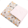 Manta de Bebe Sherpa 80cm X 75cm Menino e Menina Estampas - 1