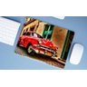 Mouse Pad Emborrachado Personalizado Carros Motos Duas Quatro Rodas, 40 x 30 - Carro Antigo - 1