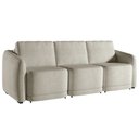 Ver imagem 6 de Sofá Cama Modulado Retrátil e Reclinável Decorativo Varsóvia 306cm Bouclê Bege Escuro G33 - Gran Bel