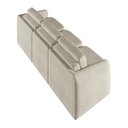 Ver imagem 7 de Sofá Cama Modulado Retrátil e Reclinável Decorativo Varsóvia 306cm Bouclê Bege Escuro G33 - Gran Bel