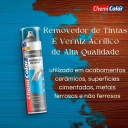 Kit 2 Removedor de Tintas Spray Chemicolor 400ml - 2