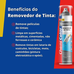 Kit 2 Removedor de Tintas Spray Chemicolor 400ml - 4