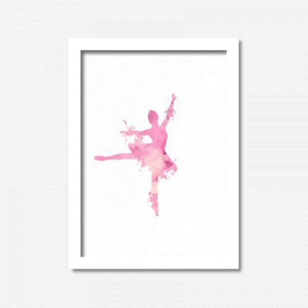 Quadro Decorativo Passos Bailarina 45cmx33cm Los Quadros - 1