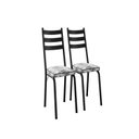 Ver imagem 2 de Kit com 2 Cadeiras Sala de Jantar Cozinha Europa