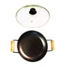 Chapa Disco Arado Chapa de Aço Carbono Alça Madeira TV 27cm - 1