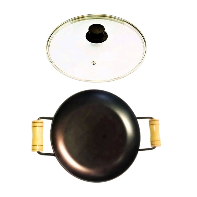 Chapa Disco Arado Chapa de Aço Carbono Alça Madeira TV 27cm Chapa Disco Arado Chapa de Aço Carbono Alça Madeira TV 27cm