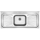 Ver imagem 1 de Pia de Inox 1,40 X 0,53 Escorredor