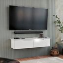 Ver imagem 2 de Rack Aparador Suspenso Flow com 2 Portas Basculante Branco