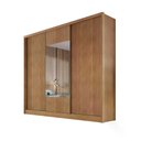 Ver imagem 1 de Guarda Roupa Arezzo 3 Portas 8 Gavetas 1 Espelho Cor:cumaru