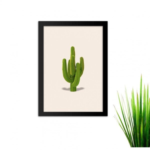 Quadro Decorativo Cactus 45cmx33cm Los Quadros - 1