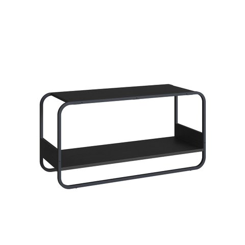 Sapateira Banco Luna 90cm Orgânica Nero/Preto 28088