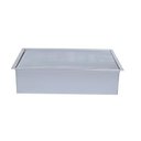 Ver imagem 5 de Calha Úmida Aço Inox 304 Canal Organizador de Sobrepor C/ Tampa para Cozinha Profissional 44x30cozix