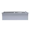 Calha Úmida Aço Inox 304 Canal Organizador de Sobrepor C/ Tampa para Cozinha Profissional 44x30cozix - 6
