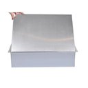 Ver imagem 3 de Calha Úmida Aço Inox 304 Canal Organizador de Sobrepor C/ Tampa para Cozinha Profissional 44x30cozix