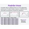Suporte Suportaço Ped-05 de Chão para Tv/monitor de 14 até 75 Preto - 7