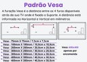Ver imagem 7 de Suporte Suportaço Ped-05 de Chão para Tv/monitor de 14 até 75 Preto