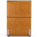 Ver imagem 6 de Cabeceira Box Solteiro Com Tachas 100 cm Vicenza L02 Couríssimo Whisky - Lyam Decor