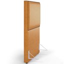 Ver imagem 7 de Cabeceira Box Solteiro Com Tachas 100 cm Vicenza L02 Couríssimo Whisky - Lyam Decor