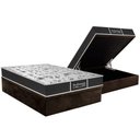 Ver imagem 1 de Cama Box Baú Casal: Colchão Molas Probel Prolastic ProDormir Sleep + Base CRC Suede Brown(138x188)