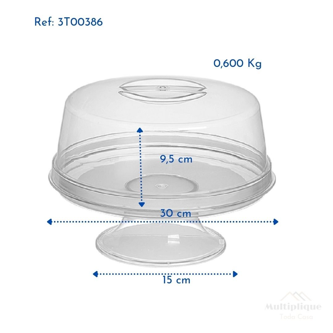 Kit 02 Porta Bolos Boleira com Pedestal Resistente 195 x 300 - 2